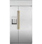 Refrigeration Handle Kit - Brushed Brass