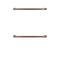 Café 2 - 30” Double Wall Oven Handles - Brushed Copper