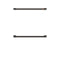 2 - 27" Handles - Brushed Black