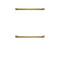 Handle Kit - Wall Oven Brushed Brass