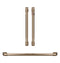 2 French-door Handles; 1 - 30" Handle; - Brushed Bronze