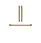 Handle Kit - Wall Oven Brushed Brass