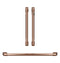 2 French-door Handles; 1 - 30" Handle; - Brushed Copper
