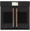 2 French-door Handles - Brushed Copper