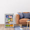 2.6 Cu. Ft. Compact Glass Door Fridge In Platinum