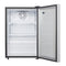 2.6 Cu. Ft. Compact Glass Door Fridge In Platinum
