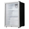 Commercial 2.6 cu. ft. Compact Glass Door Fridge