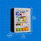 Commercial 2.6 cu. ft. Compact Glass Door Fridge