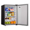 Commercial 2.6 cu. ft. Compact Glass Door Fridge