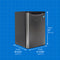 2.6 Cu. Ft. Compact Fridge Look