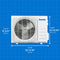 18,000 Btu Mini-split Ac With Heat Pump