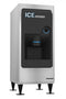 22″ W Hotel/Motel Ice Dispenser with 130 lbs Capacity – Stainless Steel Exterior