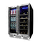 24″ Under Counter French Door Beverage Center