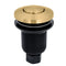 Autograph Edition Air Switch Button In Polished Gold For Garbage Disposal