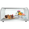 22 in. Countertop Bakery Display Case with Front Curved Glass and Rear Door, 0.9 cu. ft
