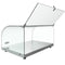 22 in. Countertop Bakery Display Case with Front Curved Glass and Rear Door, 0.9 cu. ft