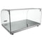 22 in. Countertop Bakery Display Case with Front Curved Glass and Rear Door, 0.9 cu. ft
