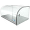 22 in. Countertop Bakery Display Case with Front Curved Glass and Rear Door, 0.9 cu. ft