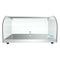 22 in. Countertop Bakery Display Case with Front Curved Glass and Rear Door, 0.9 cu. ft