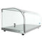 22 in. Countertop Bakery Display Case with Front Curved Glass and Rear Door, 0.9 cu. ft