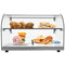 22 in. Commercial Countertop Bakery Display Case with Front Curved Glass and Rear Door, 1.5 cu. ft
