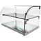 22 in. Commercial Countertop Bakery Display Case with Front Curved Glass and Rear Door, 1.5 cu. ft