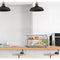 22 in. Commercial Countertop Bakery Display Case with Front Curved Glass and Rear Door, 1.5 cu. ft