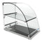 14 in. Commercial Countertop Bakery Display Case with Front Curved Glass and Rear Door, 2.4 cu. ft