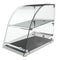 14 in. Commercial Countertop Bakery Display Case with Front Curved Glass and Rear Door, 2.4 cu. ft