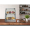 14 in. Commercial Countertop Bakery Display Case with Front Curved Glass and Rear Door, 2.4 cu. ft