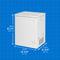 5.0 Cu. Ft. Square Model Chest Freezer Doe