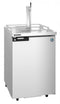 Refrigerator, Single Section, Stainless Steel Back Bar Direct Draw, Solid Door