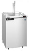 Refrigerator, Single Section, Stainless Steel Back Bar Direct Draw, Solid Door