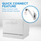 6 Place Setting Countertop Dishwasher