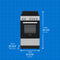 20″ Wide Electric Range