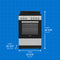 24″ Wide Electric Range
