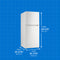 10.1 Cu. Ft. Top Mount Apartment Size Fridge