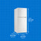 10.1 Cu. Ft. Top Mount Apartment Size Fridge