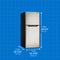 11.6 Cu. Ft. Apartment Size Top Mount Fridge