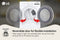 7.4 Cu. Ft. Large Capacity Electric Dryer - White