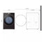 7.4 Cu. Ft. Ultra Large Capacity Smart Wi-fi Enabled Front Load Electric Dryer With Turbosteam™ And Built-in Intelligence