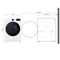 7.4 Cu. Ft. Ultra Large Capacity Smart Front Load Energy Star Electric Dryer With Sensor Dry & Steam Technology