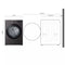 7.4 Cu. Ft. Smart Front Load Electric Dryer With Ai Sensor Dry & Turbosteam™ Technology
