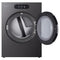 9.0 Cu. Ft. Mega Capacity Smart Front Load Electric Dryer With Built-in Intelligence, Turbosteam® And Touch Lcd Control
