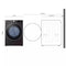 7.4 Cu. Ft. Ultra Large Capacity Smart Wi-fi Enabled Front Load Gas Dryer With Turbosteam™ And Built-in Intelligence