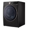 7.8 Cu. Ft. Ultra Large Capacity Heat Pump Ventless Dryer, Wi-fi Connectivity Black Steel