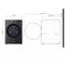 7.8 Cu. Ft. Mega Capacity Smart Front Load Dryer With Dual Inverter Heatpump™ Technology And Inverter Direct Drive Motor System