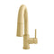 Autograph Edition Dante Pull Down Single Handle Kitchen Faucet In Champagne Bronze