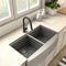 Autograph Edition Dante Pull Down Single Handle Kitchen Faucet In Matte Black