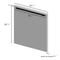 24" Dishwasher Panel with Modern Handle